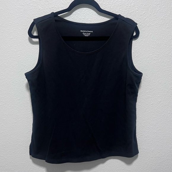 Drapers and Damon’s Black Tank Top Size X Large - Picture 1 of 3